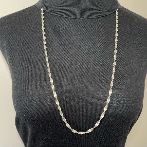 Liz Claiborne Jewelry Liz Claiborne Silver Toned Twisted